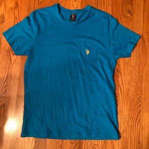 U.S Polo assn. size S, blue pocket tee-shirt